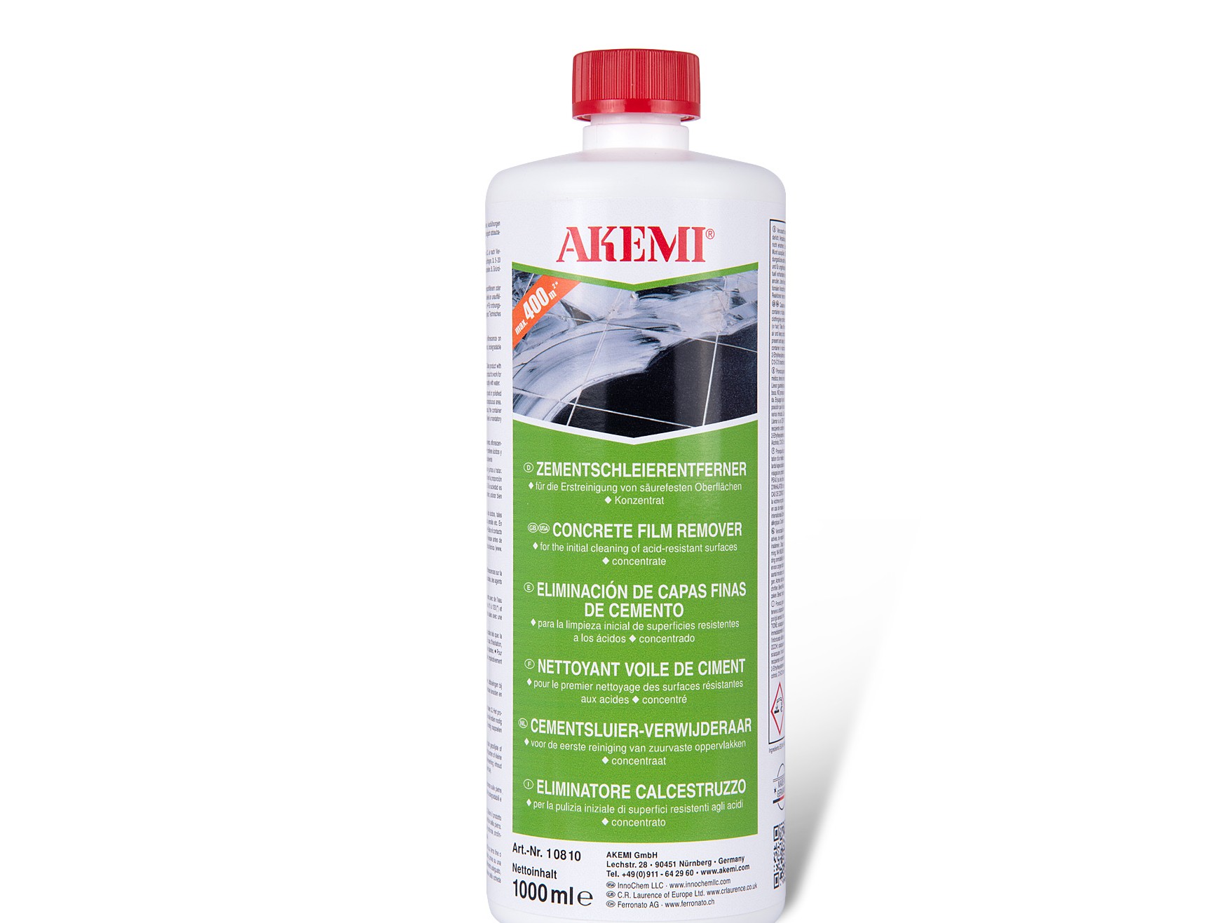 Akemi Concrete Film Remove